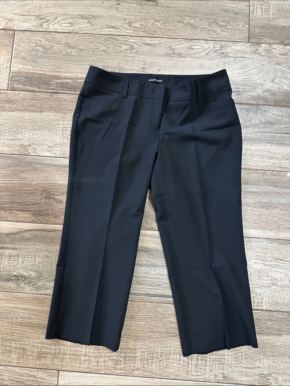 Express Black Cropped Dress Pants Capris